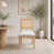 Beige - Wicker / Rattan Frame sélectionné