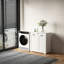 Armoire à linge pour panier à linge - Résistant aux charges lourdes, un grand panier avec portes dissimule et range les vêtements