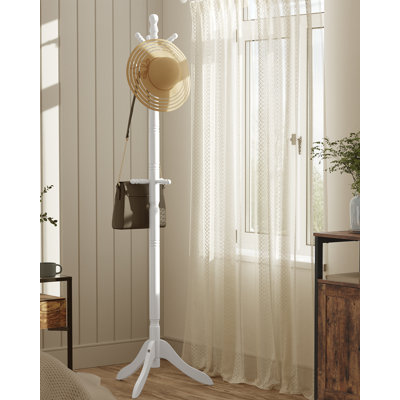 Freestanding 10 - Hook Coat Rack