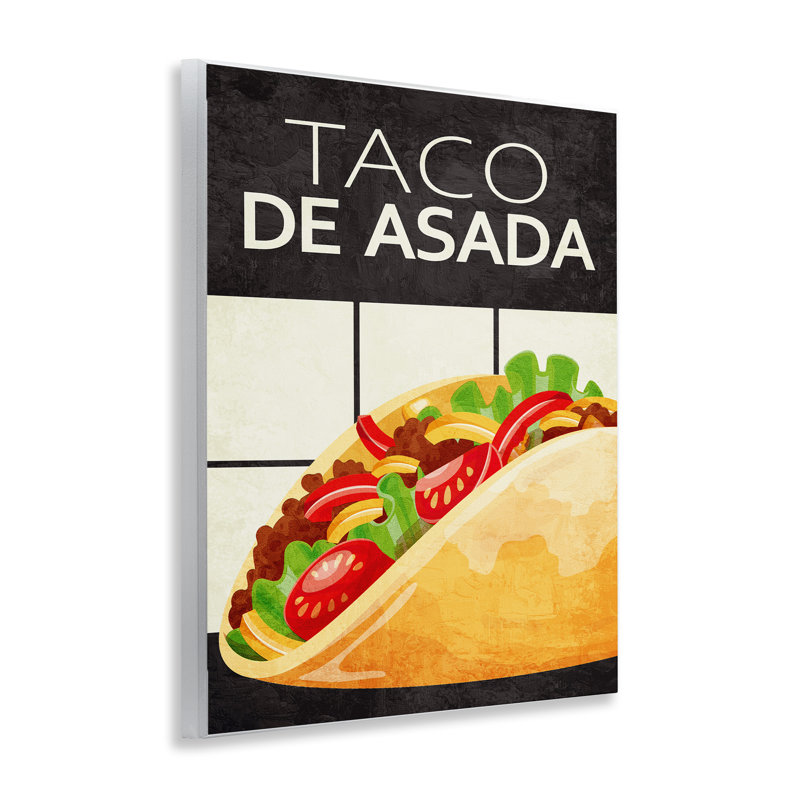 Taco Classic Meal Wall Plaque, design by Kim Allen