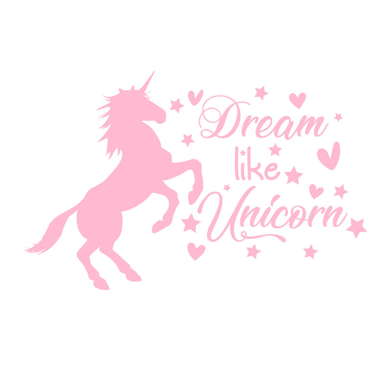 Wall Decal, Baby Pink, 22" H x 33" W