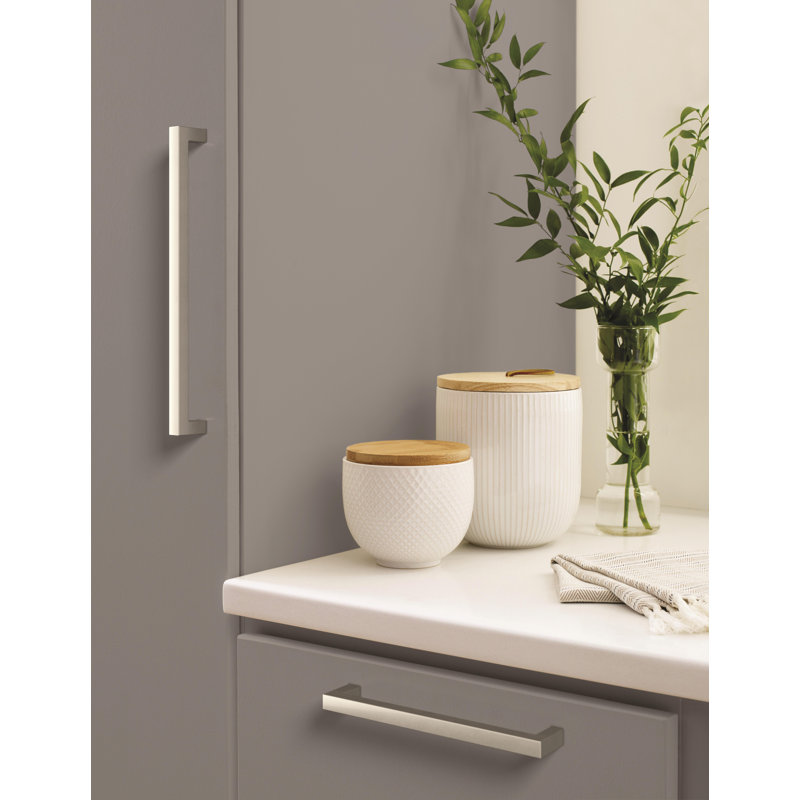 Cabinet and Drawer Pull, 5.06", Satin Nickel