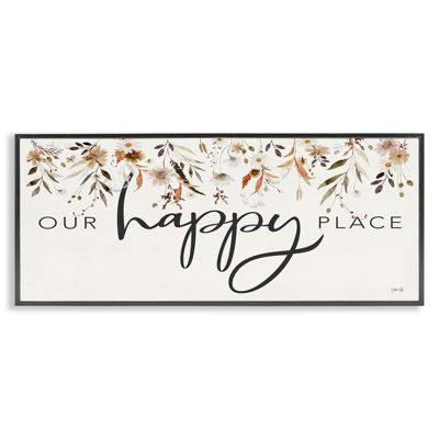 Our Happy Place Florals, estampe numérique par Marla Rae