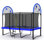 Trampoline carré de gymnastique pour enfants adultes adultes Maxlead 1500LBS