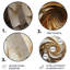 «Beige Minimalisme» Spiral Poteries I - Art abstrait rond en métal-109588662