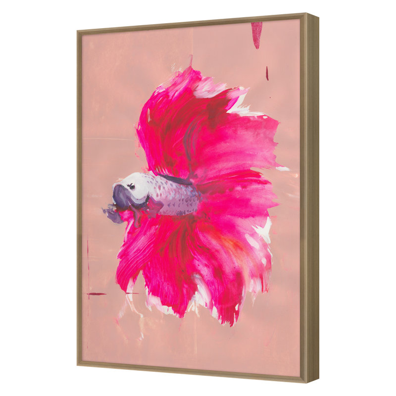 Life Aquatic 14 Print by PC Ngo, Gold Framed, 30" H x 20" W