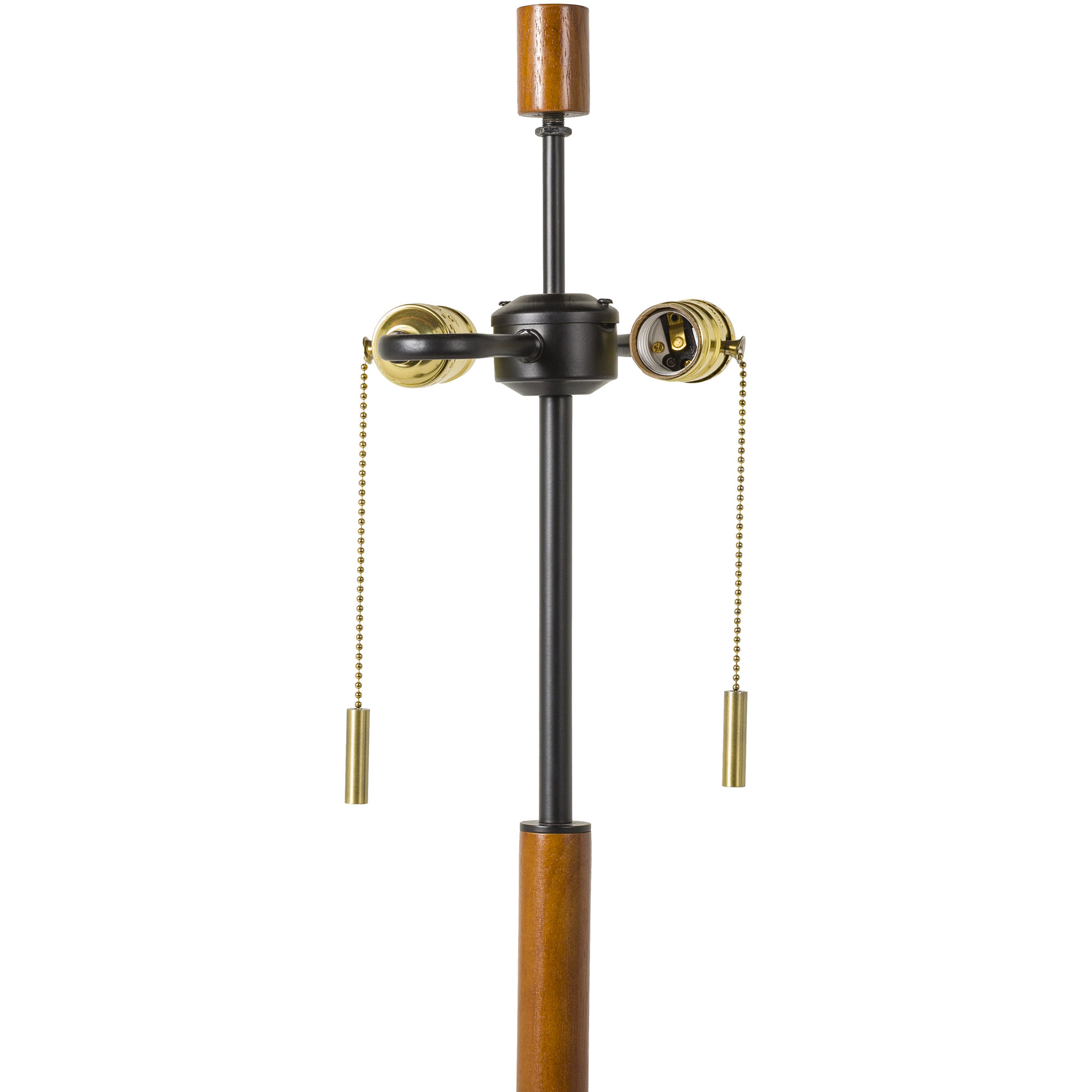 Kenley Table Lamp, Black/Brown