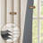 100% Blackout Faux Linen Pinch Pleated Curtain Panels Thermal Insulated Drapes with 20 Hooks for Bedroom & Living Room, Set of 2-1952807648-1952807650