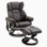 Fauteuil inclinable de massage avec repose-pieds repose-pieds, 10 points de vibration, fauteuil inclinable pivotant à 360 °