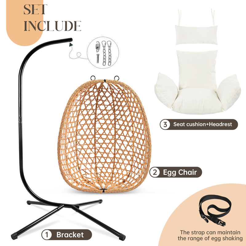 Balancelle Egg Chair, Beige