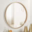 Miroir mural rond en bois pour meuble-lavabo de salle de bain-88364435-90993437