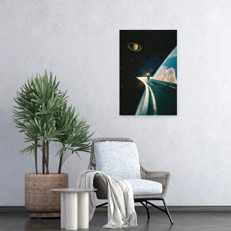 Art mural, nature, paysage, H 24 po x l 16 po