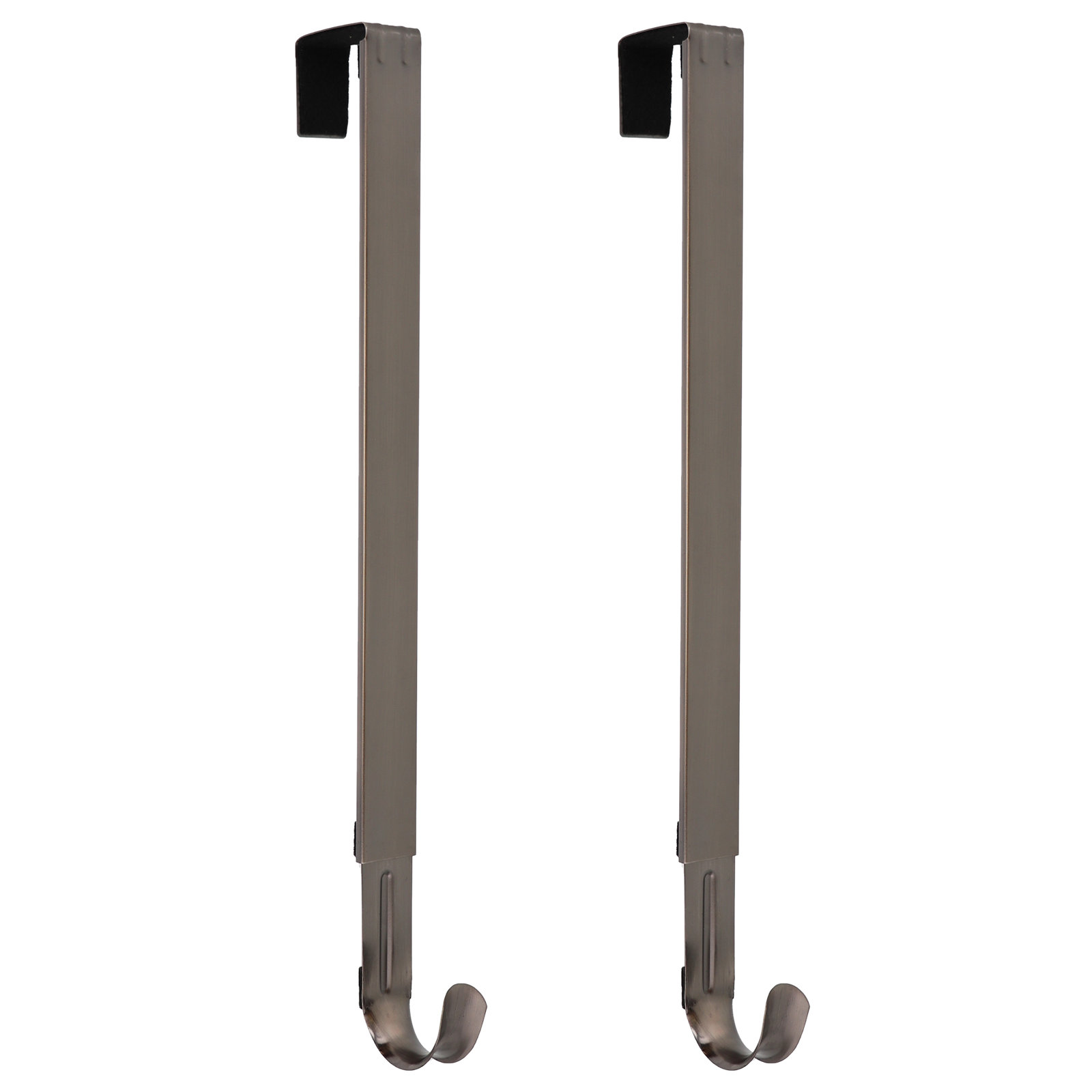 Adapt Adjustable Length Wreath Hanger, Brushed Nickel, 2