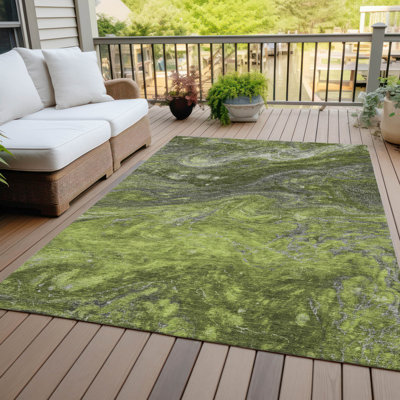 Altair Washable Abstract Indoor / Outdoor Rug