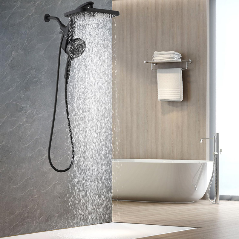 Pomme de douche à haute pression, Noir