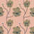 Motif floral coucher de soleil