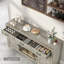 57.9" Sideboard With 3 Drawers, Adjustable Shelf-1534469009