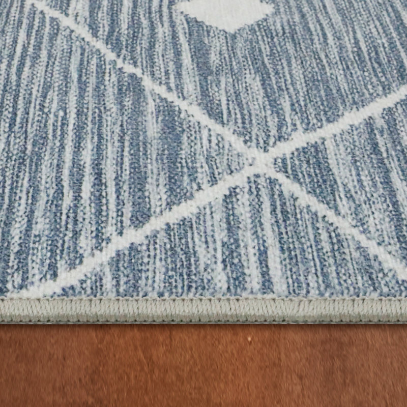 Wyatt & Ash Seta Machine Washable Imagine Printed Chenille Rugs 1-Piece, Rectangle 7'10" x 10'