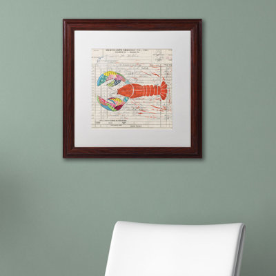 Mackinnon 'Fresh from the Sea II' by Courtney Prahl Framed Graphic Art