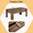 Multi-functional MDF Coffee Table with Password Lock, Suitable for Storing Firearms and Wine, with Dimensions of 39.3*21.6*16.6 Inches.