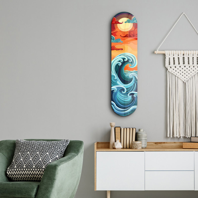 Peinture décorative en verre trempé