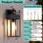 Modern Dusk to Dawn And Motion Sensor Outdoor Wall Light With Clear Glass -211322027