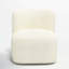 Fauteuil d'appoint pivotant rembourré Mariza-832331545