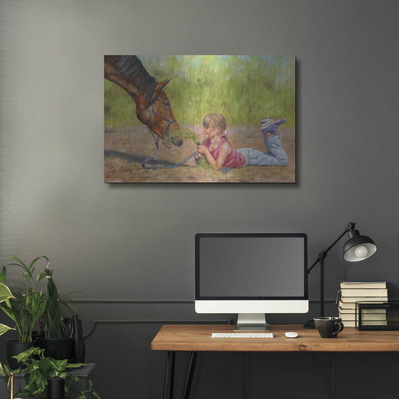 «Luxe Friends Art» par David Stribble, art mural en métal, H 24 po x l 36 po