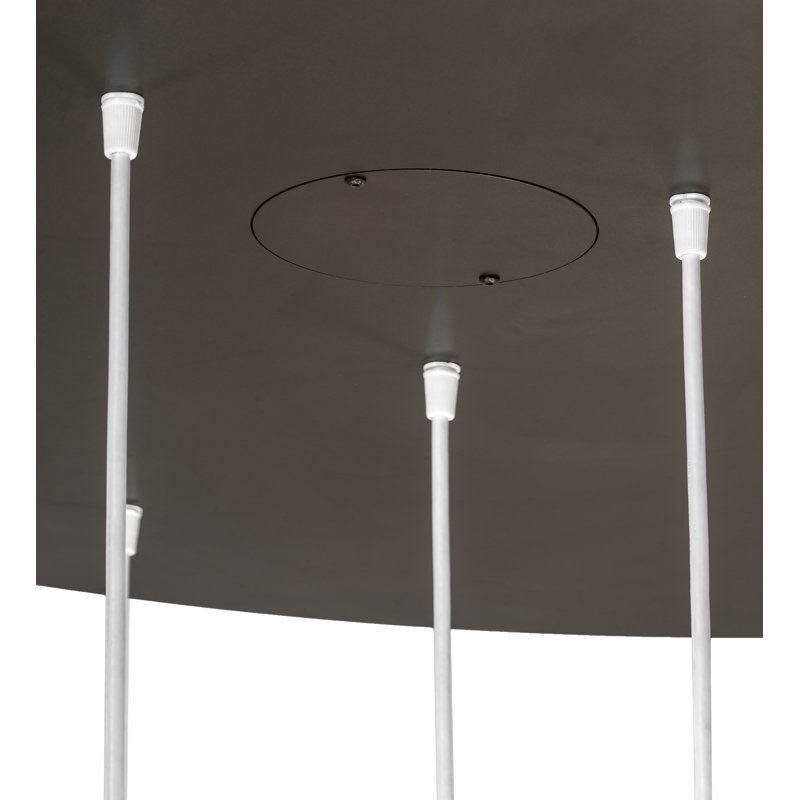 Cilindro 14 - Light Bronze Cluster Pendant