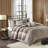 7 Piece Herringbone Comforter Set Neutral