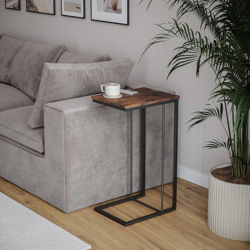 Sauncho End Table, Rustic Brown