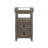 Randell Glass Top 2 - Drawer End Table