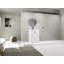 Meuble-lavabo autoportant 24 po avec lavabo en résine et 2 portes d'armoire à fermeture en douceur (emballage KD)-117193501-117193502