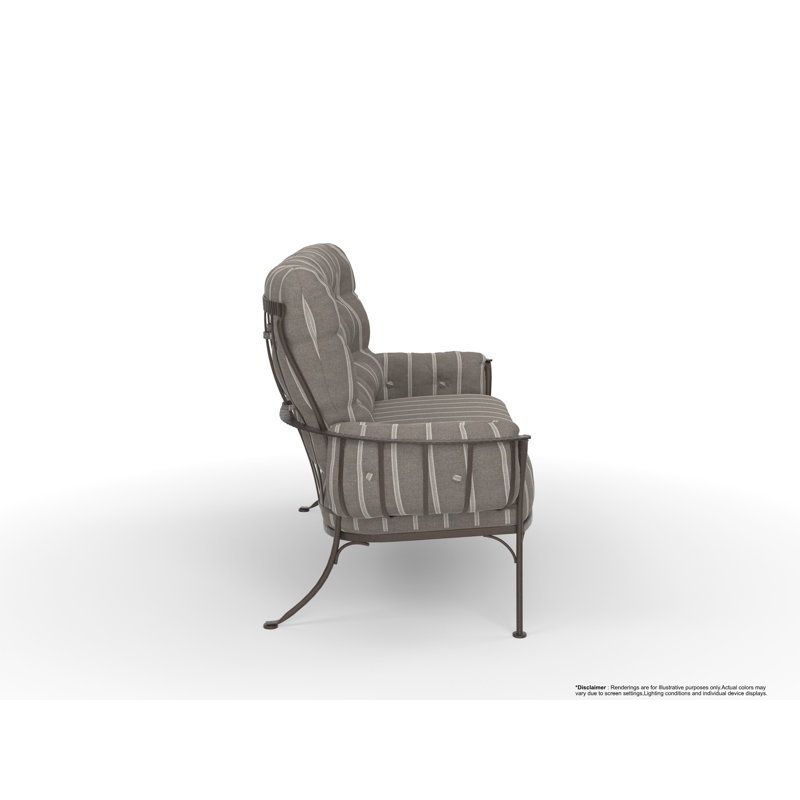 Monterra Outdoor 2 - Seat Loveseat, Namibia Grey, Copper Creek