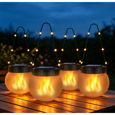 3.9 " Solar Powered Outdoor Lantern