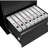 Metal 3 Drawer Office Filing Cabinet With Lock, Generous Capacity, Slide, -Protecting, Black Finish Drawers, Locking, Organization, - Design-958816246
