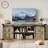 70" Farmhouse TV Stand for TVs up to 80", Entertainment Center with Sliding Barn Doors, Shelves & Power Outlets-1283879602