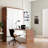 Multi-functional Foldable Murphy Bed with Workstation Study Desk-510948506
