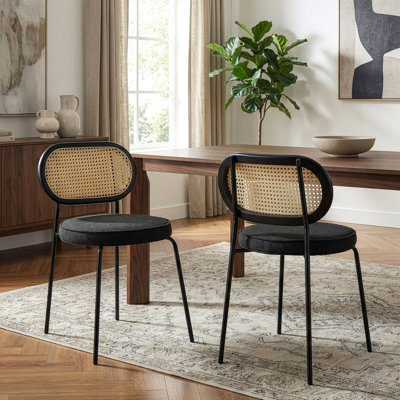 Chaise d'appoint en tissu à dossier bas