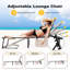 Fauteuil de bronzage pliant d'extérieur ajustable Textilene-78196227