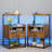 Nightstand with LED Lights & Drawer-1600959017-1604703469