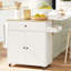 106 Cm Kitchen Island with Locking Wheels