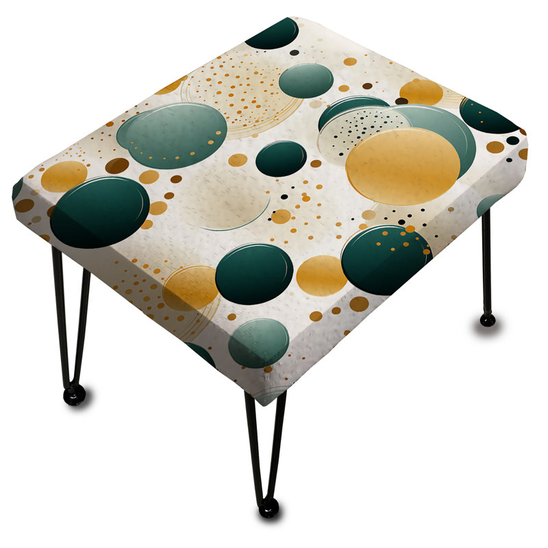 Motif à pois Urban Oasis - Repose-pieds rectangulaire à pois