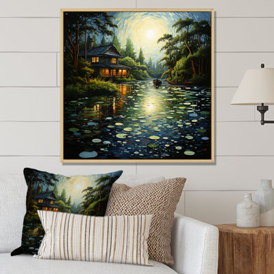 Lakeill Whispering Waters Pointillism I - impression
