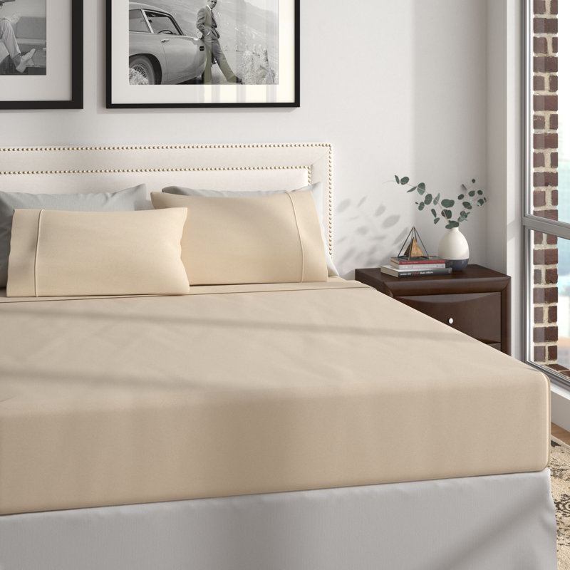 Flannel Sheet Set, Cloud Cream, Queen