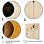 Moon Phases Midcentury Vintage Illustration - Modern Midcentury, reproduction sur toile-983513050-983512622