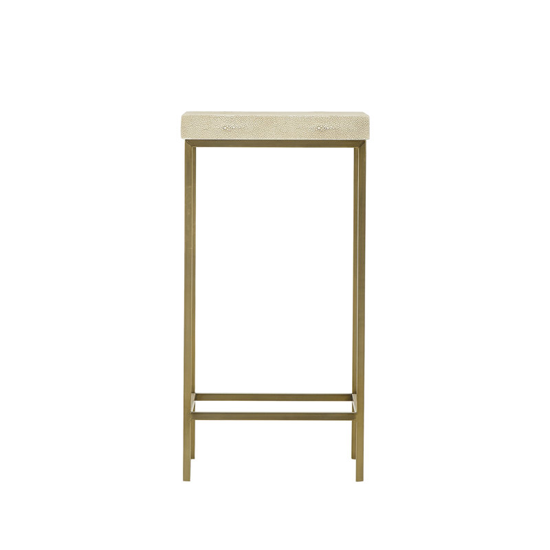 Table de bout Maison 55, Lin, Laiton satiné