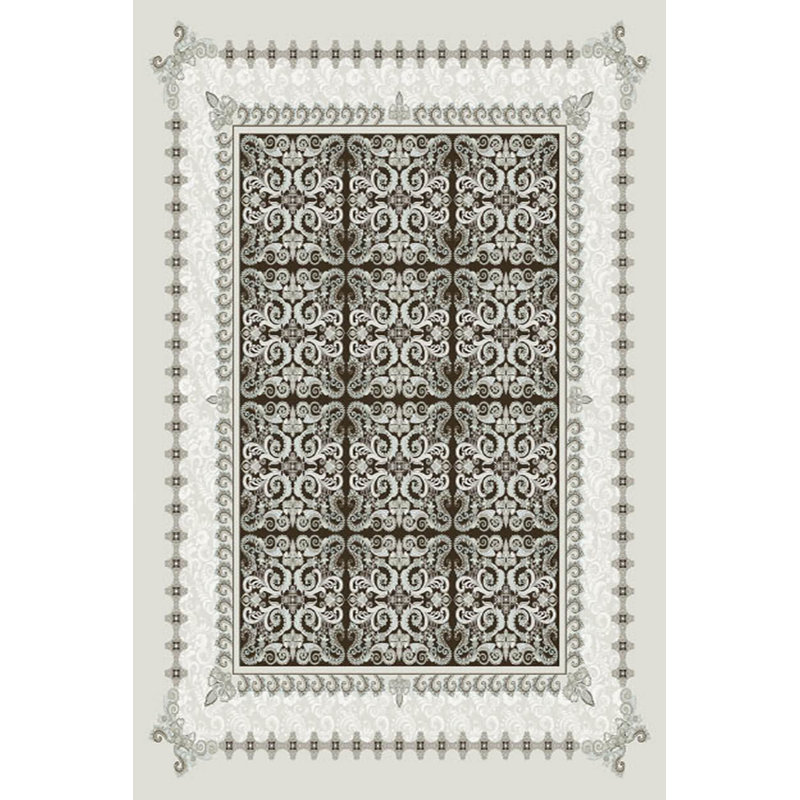 Luxueux tapis antidérapant 100% velours, 31,5 po x 47,2 po | Antibactérien, hauteur totale de 13,5 mm, lavable à la machine | Idéal pour le salon, la chambre à coucher et la décoration intérieure, conception douce et durable