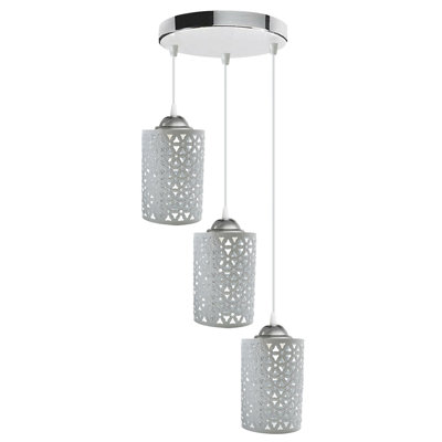 Cruel 3 - Light White Cluster Pendant