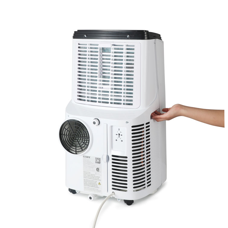 COBY 12000 BTU Portable Air Conditioner for 350 Square Feet with Heater and  Remote Included